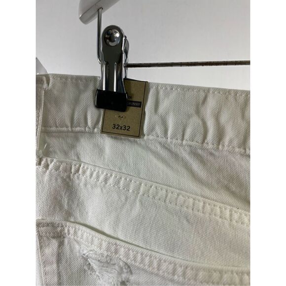 Abercrombie & Fitch NWT White Rustin Athletic Slim Stretch Size 32X32 - Picture 7 of 9